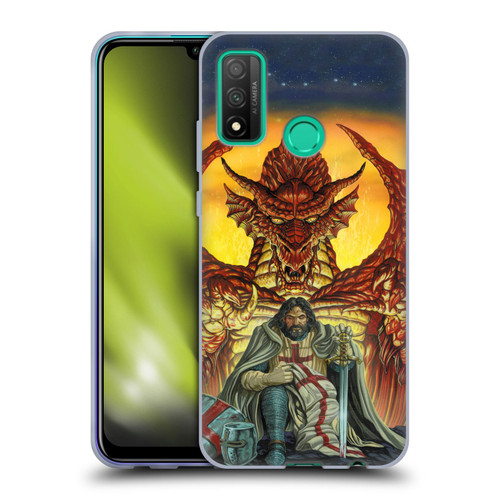 Ed Beard Jr Dragon Friendship Knight Templar Soft Gel Case for Huawei P Smart (2020)