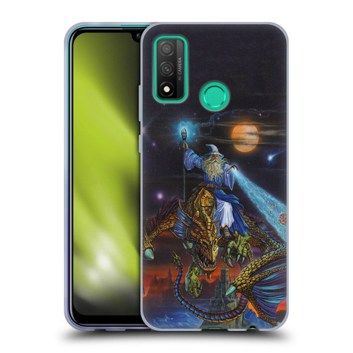 Ed Beard Jr Dragon Friendship Twilight Tempest Soft Gel Case for Huawei P Smart (2020)