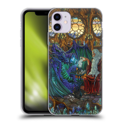 Ed Beard Jr Dragon Friendship Wizard & Dragon Soft Gel Case for Apple iPhone 11