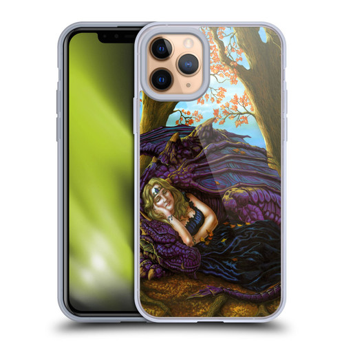 Ed Beard Jr Dragon Friendship Escape To The Land Of Nod Soft Gel Case for Apple iPhone 11 Pro