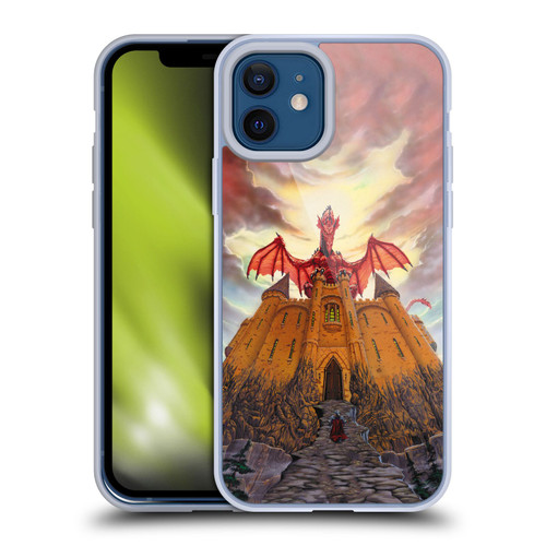 Ed Beard Jr Dragon Friendship Lord Magic Castle Soft Gel Case for Apple iPhone 12 / iPhone 12 Pro & MagSafe