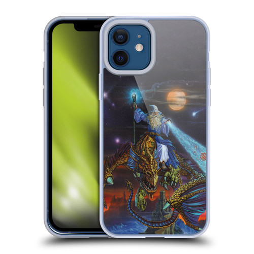 Ed Beard Jr Dragon Friendship Twilight Tempest Soft Gel Case for Apple iPhone 12 / iPhone 12 Pro & MagSafe