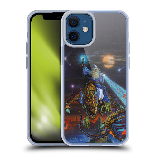 Ed Beard Jr Dragon Friendship Twilight Tempest Soft Gel Case for Apple iPhone 12 Mini