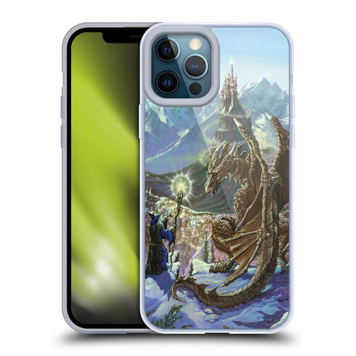 Ed Beard Jr Dragon Friendship Encounter Soft Gel Case for Apple iPhone 12 Pro Max