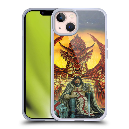 Ed Beard Jr Dragon Friendship Knight Templar Soft Gel Case for Apple iPhone 13