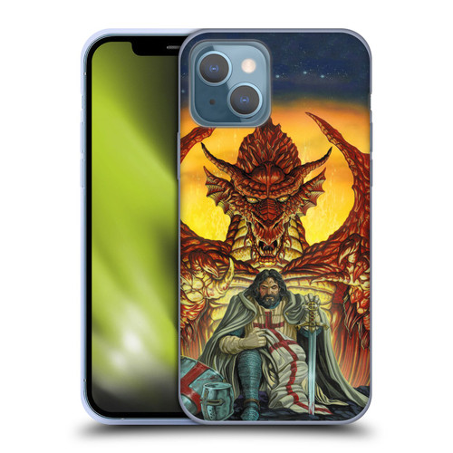 Ed Beard Jr Dragon Friendship Knight Templar Soft Gel Case for Apple iPhone 13