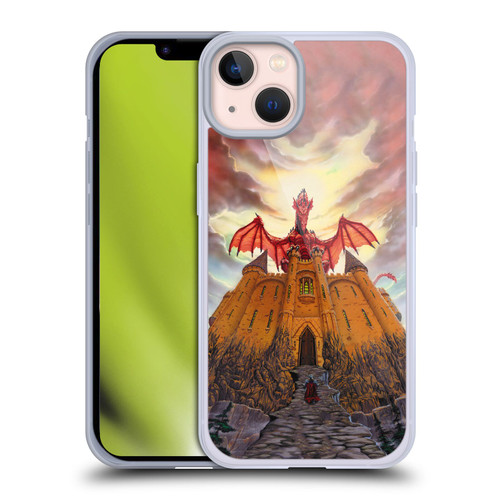 Ed Beard Jr Dragon Friendship Lord Magic Castle Soft Gel Case for Apple iPhone 13