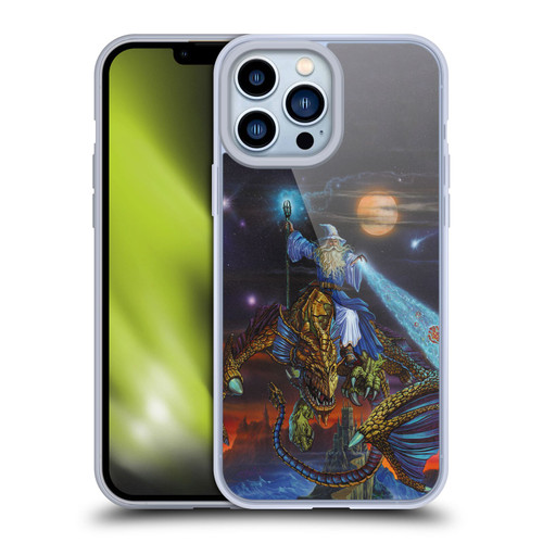 Ed Beard Jr Dragon Friendship Twilight Tempest Soft Gel Case for Apple iPhone 13 Pro Max & MagSafe