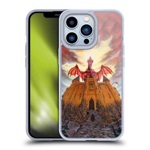 Ed Beard Jr Dragon Friendship Lord Magic Castle Soft Gel Case for Apple iPhone 13 Pro & MagSafe
