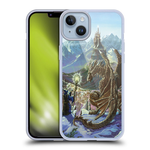 Ed Beard Jr Dragon Friendship Encounter Soft Gel Case for Apple iPhone 14 Plus