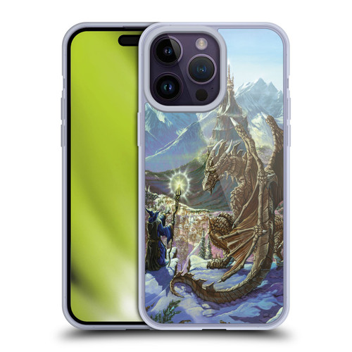 Ed Beard Jr Dragon Friendship Encounter Soft Gel Case for Apple iPhone 14 Pro Max & MagSafe