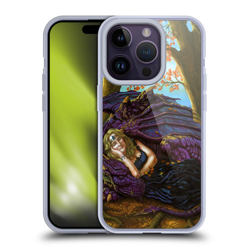 Ed Beard Jr Dragon Friendship Escape To The Land Of Nod Soft Gel Case for Apple iPhone 14 Pro