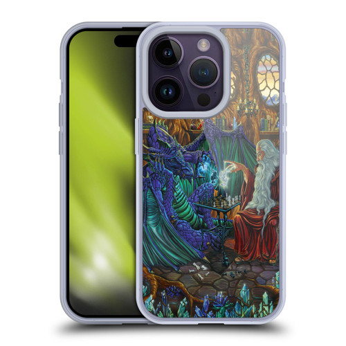 Ed Beard Jr Dragon Friendship Wizard & Dragon Soft Gel Case for Apple iPhone 14 Pro & MagSafe