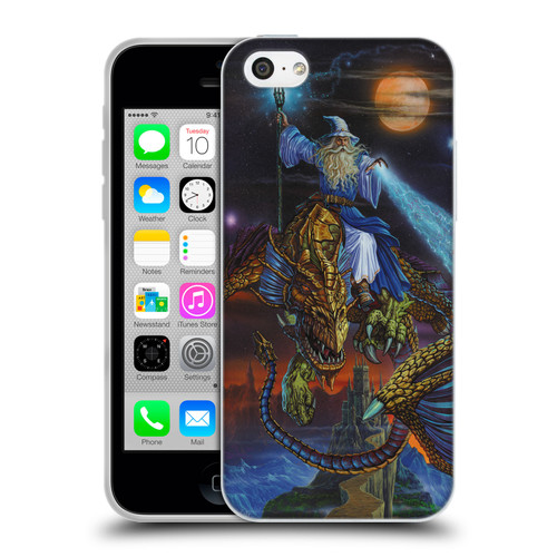 Ed Beard Jr Dragon Friendship Twilight Tempest Soft Gel Case for Apple iPhone 5c