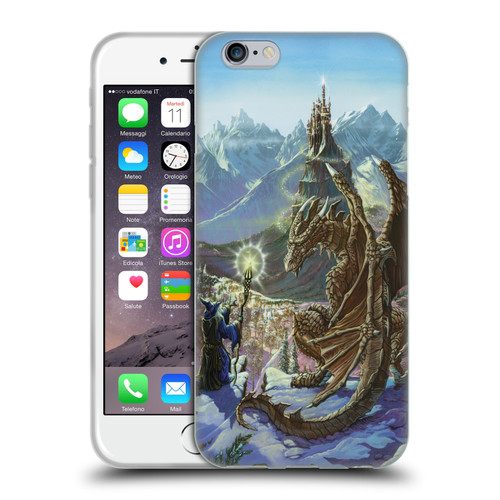 Ed Beard Jr Dragon Friendship Encounter Soft Gel Case for Apple iPhone 6 / iPhone 6s