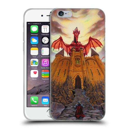 Ed Beard Jr Dragon Friendship Lord Magic Castle Soft Gel Case for Apple iPhone 6 / iPhone 6s