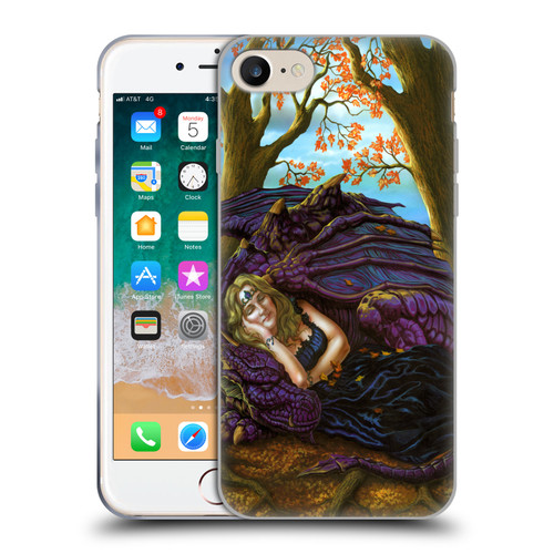 Ed Beard Jr Dragon Friendship Escape To The Land Of Nod Soft Gel Case for Apple iPhone 7 / 8 / SE 2020 & 2022