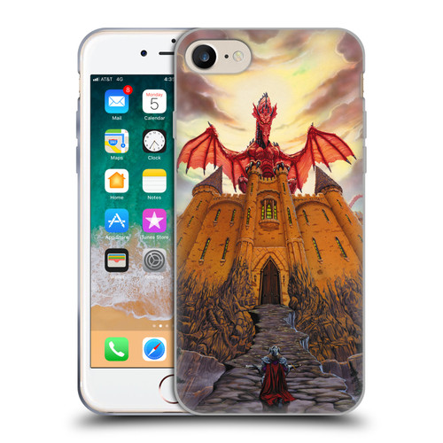 Ed Beard Jr Dragon Friendship Lord Magic Castle Soft Gel Case for Apple iPhone 7 / 8 / SE 2020 & 2022