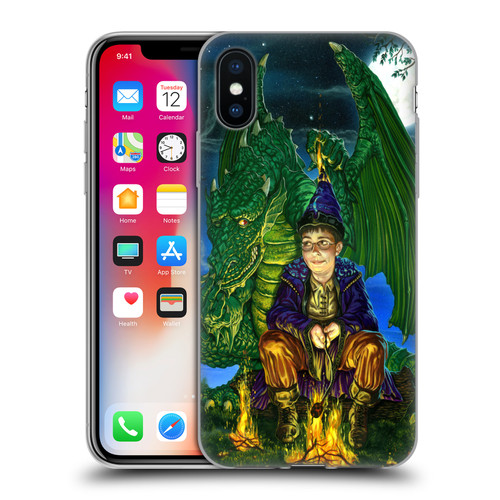 Ed Beard Jr Dragon Friendship Oops Said Soft Gel Case for Apple iPhone X / iPhone XS