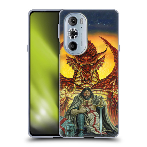 Ed Beard Jr Dragon Friendship Knight Templar Soft Gel Case for Motorola Edge X30