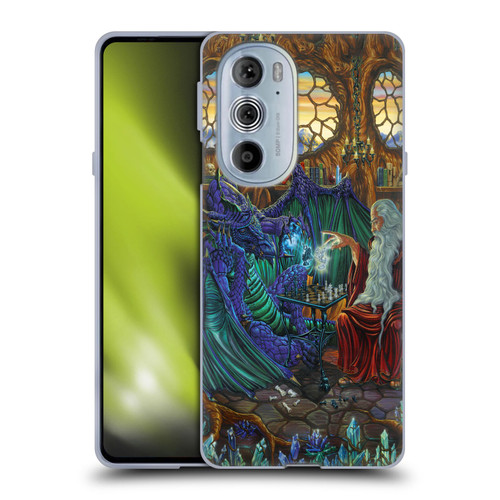 Ed Beard Jr Dragon Friendship Wizard & Dragon Soft Gel Case for Motorola Edge X30