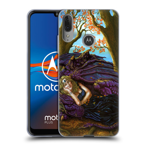 Ed Beard Jr Dragon Friendship Escape To The Land Of Nod Soft Gel Case for Motorola Moto E6 Plus