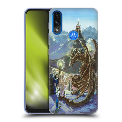 Ed Beard Jr Dragon Friendship Encounter Soft Gel Case for Motorola Moto E7 Power / Moto E7i Power
