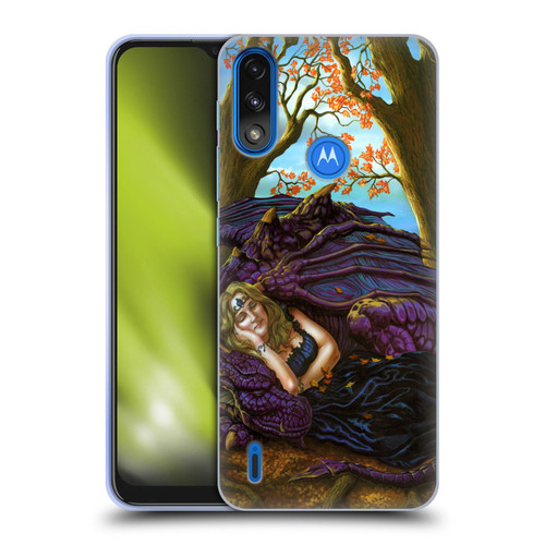 Ed Beard Jr Dragon Friendship Escape To The Land Of Nod Soft Gel Case for Motorola Moto E7 Power / Moto E7i Power