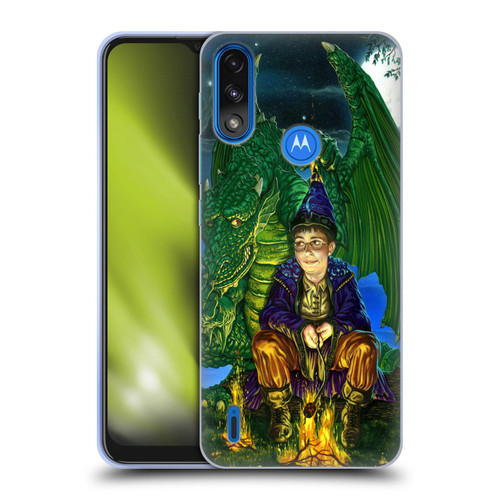 Ed Beard Jr Dragon Friendship Oops Said Soft Gel Case for Motorola Moto E7 Power / Moto E7i Power