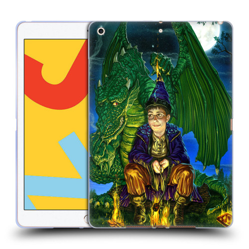 Ed Beard Jr Dragon Friendship Oops Said Soft Gel Case for Apple iPad 10.2 2019/2020/2021