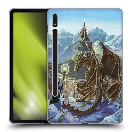 Ed Beard Jr Dragon Friendship Encounter Soft Gel Case for Samsung Galaxy Tab S8