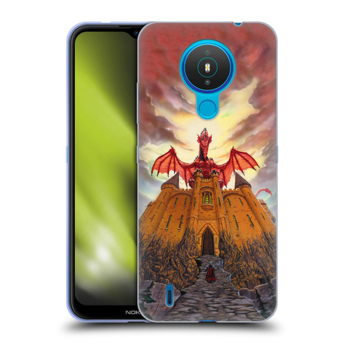 Ed Beard Jr Dragon Friendship Lord Magic Castle Soft Gel Case for Nokia 1.4