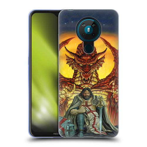 Ed Beard Jr Dragon Friendship Knight Templar Soft Gel Case for Nokia 5.3