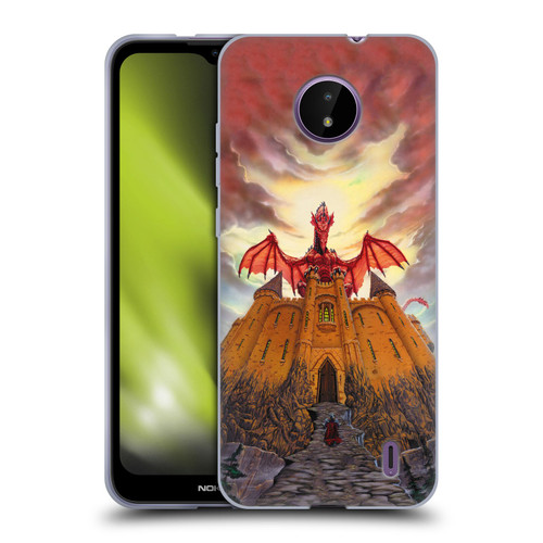 Ed Beard Jr Dragon Friendship Lord Magic Castle Soft Gel Case for Nokia C10 / C20
