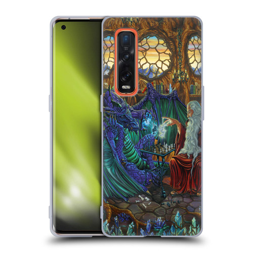 Ed Beard Jr Dragon Friendship Wizard & Dragon Soft Gel Case for OPPO Find X2 Pro 5G