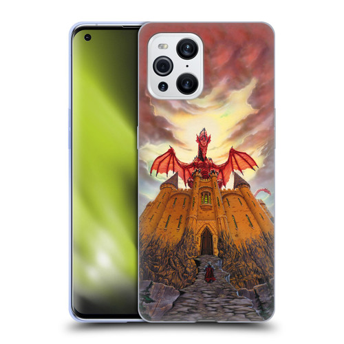 Ed Beard Jr Dragon Friendship Lord Magic Castle Soft Gel Case for OPPO Find X3 / Pro