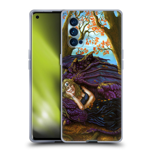 Ed Beard Jr Dragon Friendship Escape To The Land Of Nod Soft Gel Case for OPPO Reno 4 Pro 5G