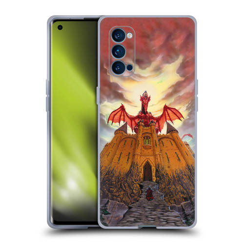 Ed Beard Jr Dragon Friendship Lord Magic Castle Soft Gel Case for OPPO Reno 4 Pro 5G