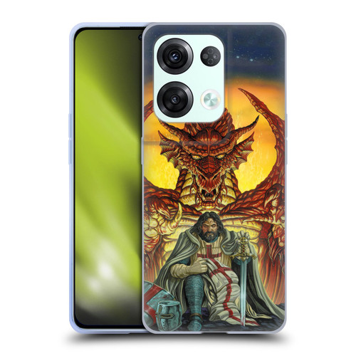 Ed Beard Jr Dragon Friendship Knight Templar Soft Gel Case for OPPO Reno8 Pro