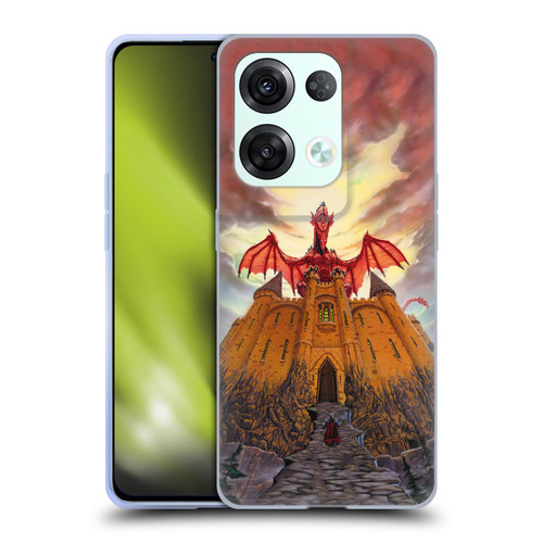 Ed Beard Jr Dragon Friendship Lord Magic Castle Soft Gel Case for OPPO Reno8 Pro