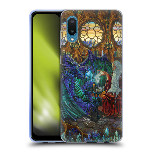 Ed Beard Jr Dragon Friendship Wizard & Dragon Soft Gel Case for Samsung Galaxy A02/M02 (2021)