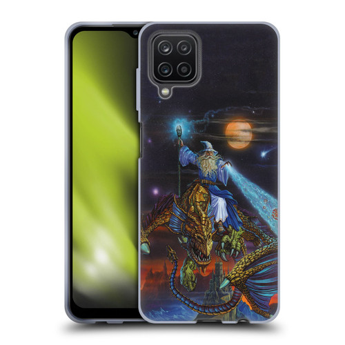 Ed Beard Jr Dragon Friendship Twilight Tempest Soft Gel Case for Samsung Galaxy A12 (2020)