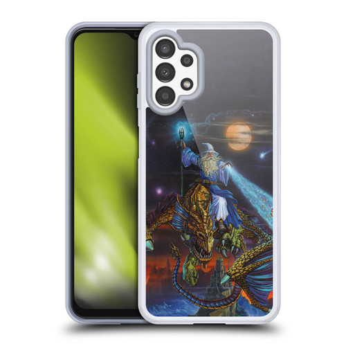 Ed Beard Jr Dragon Friendship Twilight Tempest Soft Gel Case for Samsung Galaxy A13 (2022)