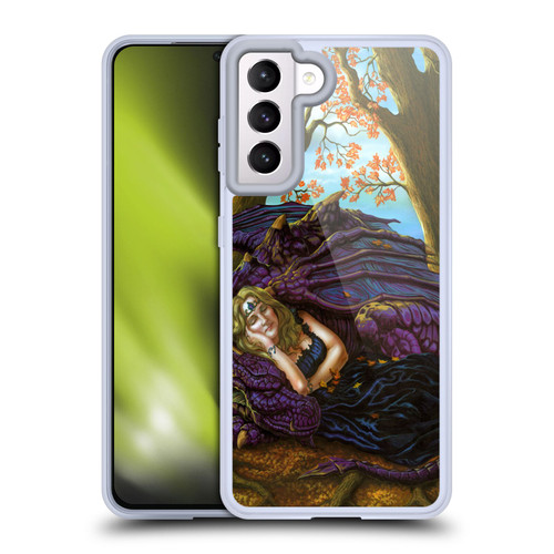 Ed Beard Jr Dragon Friendship Escape To The Land Of Nod Soft Gel Case for Samsung Galaxy S21 5G