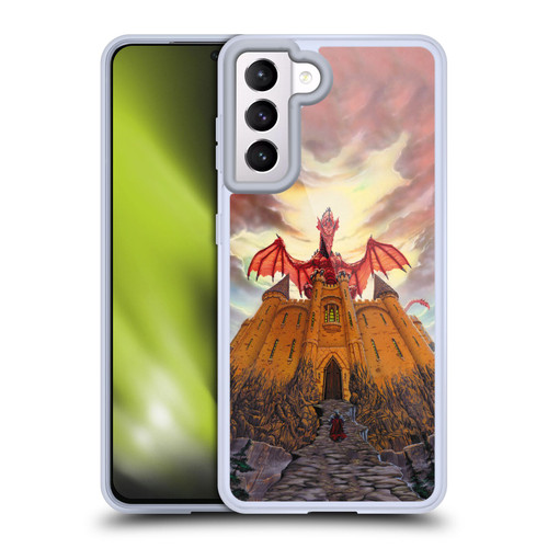 Ed Beard Jr Dragon Friendship Lord Magic Castle Soft Gel Case for Samsung Galaxy S21 5G