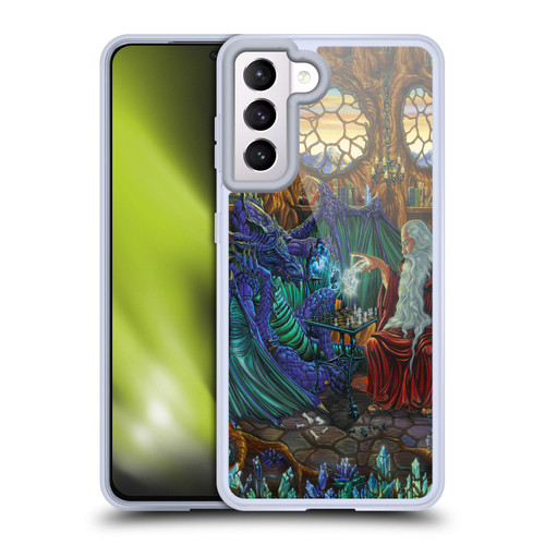 Ed Beard Jr Dragon Friendship Wizard & Dragon Soft Gel Case for Samsung Galaxy S21 5G