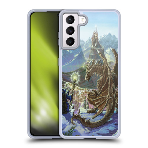 Ed Beard Jr Dragon Friendship Encounter Soft Gel Case for Samsung Galaxy S21+ 5G