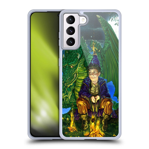 Ed Beard Jr Dragon Friendship Oops Said Soft Gel Case for Samsung Galaxy S21+ 5G