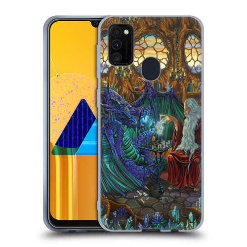 Ed Beard Jr Dragon Friendship Wizard & Dragon Soft Gel Case for Samsung Galaxy M30s (2019)/M21 (2020)