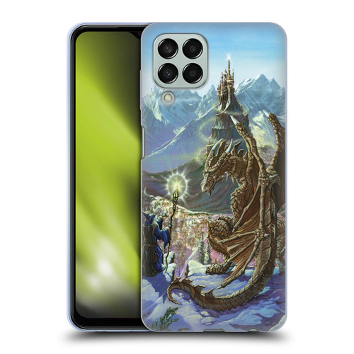 Ed Beard Jr Dragon Friendship Encounter Soft Gel Case for Samsung Galaxy M33 (2022)